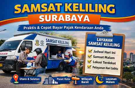 Jadwal Samsat Keliling Surabaya Hari Ini