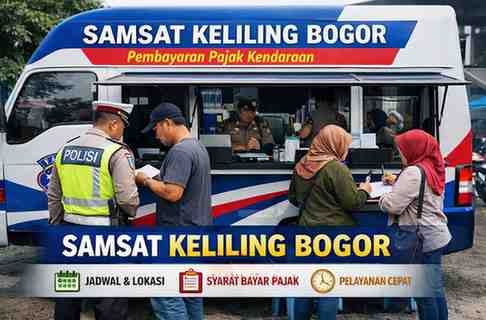 Jadwal Samsat Keliling Bogor Hari Ini