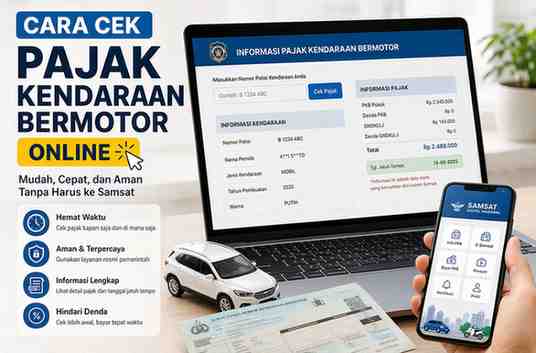 Cara Cek Pajak Kendaraan Bermotor Online