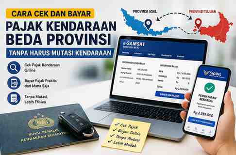 Cara Cek dan Bayar Pajak Kendaraan Beda Provinsi Tanpa Harus Mutasi Kendaraan