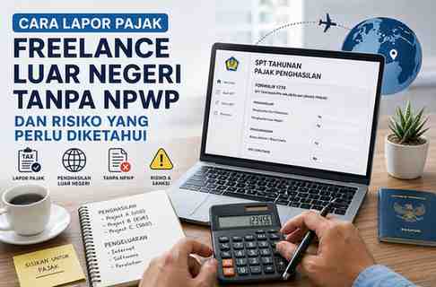 Cara Lapor Pajak Freelance Luar Negeri Tanpa NPWP dan Risiko yang Perlu Diketahui
