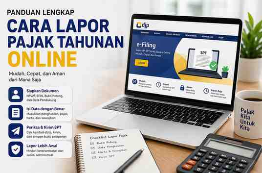 Cara Lapor Pajak Tahunan Online dengan Mudah dan Tepat