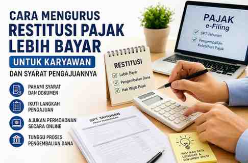 Cara Mengurus Restitusi Pajak Lebih Bayar untuk Karyawan dan Syarat Pengajuannya