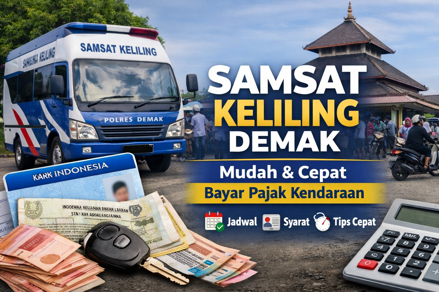 Cek Jadwal Samsat Keliling Demak