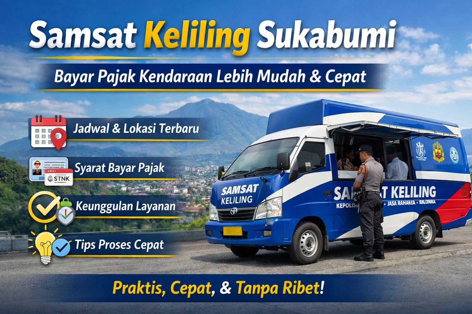 Cek Jadwal Samsat Keliling Sukabumi