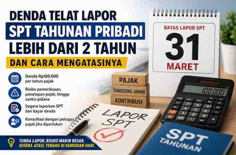 Denda Telat Lapor SPT Tahunan Pribadi Lebih dari 2 Tahun dan Cara Mengatasinya