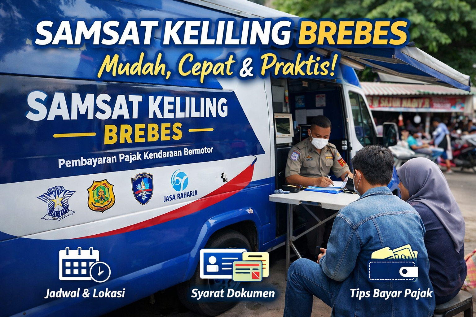 Jadwal Samsat Keliling Brebes Hari Ini