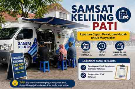 Jadwal Samsat Keliling Pati Hari Ini
