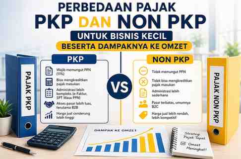 Perbedaan Pajak PKP dan Non PKP untuk Bisnis Kecil Beserta Dampaknya ke Omzet