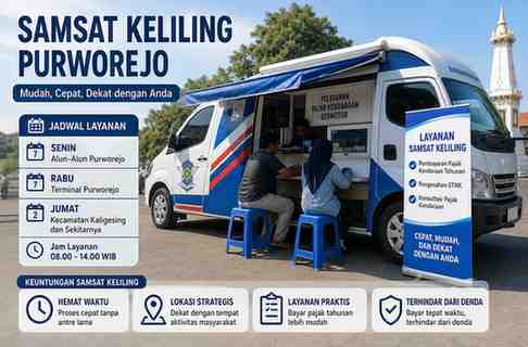 Cek Jadwal Samsat Keliling Purworejo Terbaru