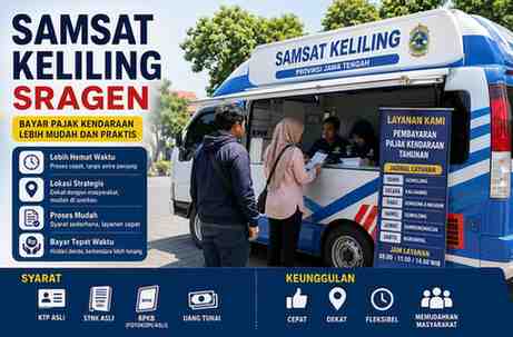 Info Jadwal Samsat Keliling Sragen Terbaru