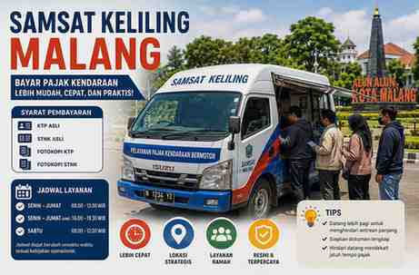 Jadwal Samsat Keliling Malang Besok