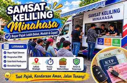 Jadwal Samsat Keliling Minahasa