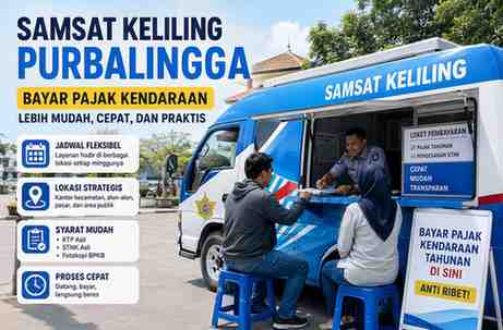Jadwal Samsat Keliling Purbalingga Hari Ini