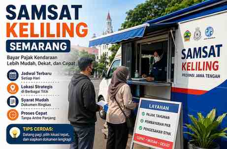 Jadwal Samsat Keliling Semarang Besok