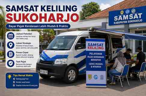 Jadwal Samsat Keliling Sukoharjo Setiap Harinya