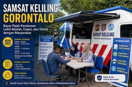 Lokasi Samsat Keliling Gorontalo