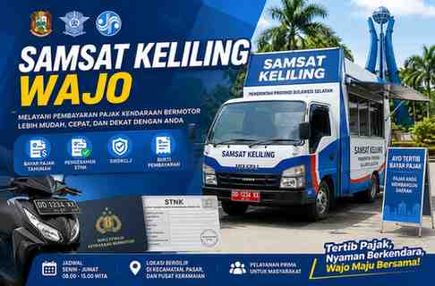 Cek Jadwal Samsat Keliling Wajo