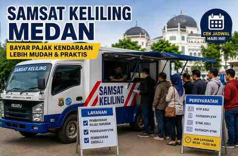 Info Samsat Keliling Medan Hari Ini