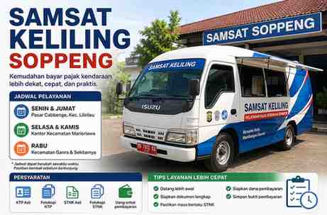 Info Samsat Keliling Soppeng Terbaru