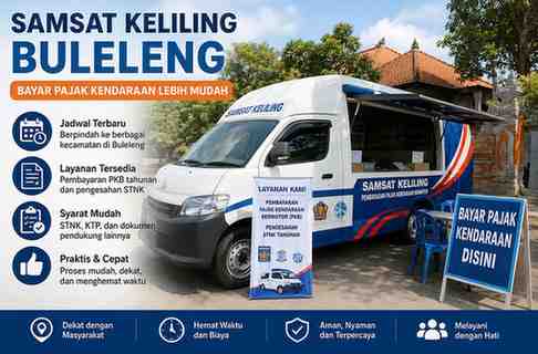 Jadwal Samsat Keliling Buleleng Terbaru