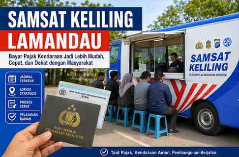 Jadwal Samsat Keliling Lamandau Hari Ini