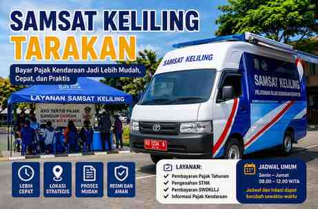 Jadwal Samsat Keliling Tarakan Hari Ini