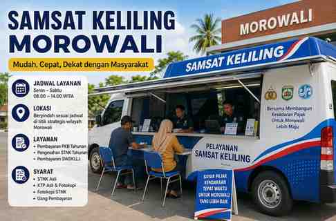 Jadwal dan Lokasi Samsat Keliling Morowali