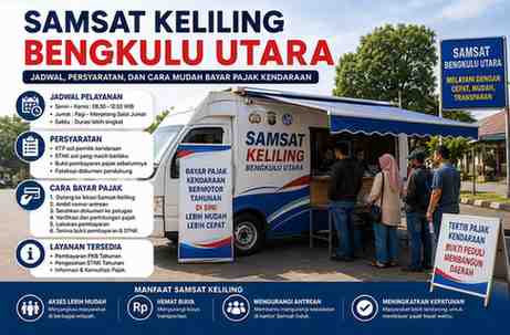 Lokasi Samsat Keliling Bengkulu Utara