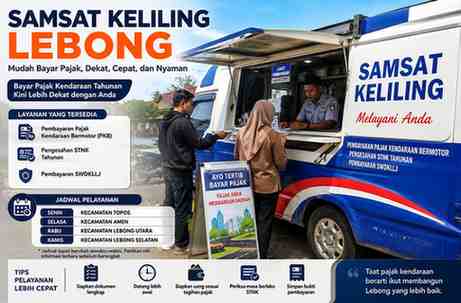 Lokasi Samsat Keliling Lebong Hari Ini