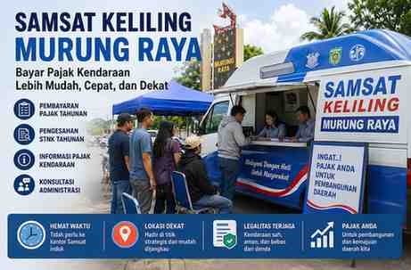 Lokasi Samsat Keliling Murung Raya Hari Ini