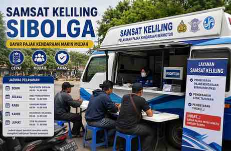 Cara Bayar Pajak di Samsat Keliling Sibolga