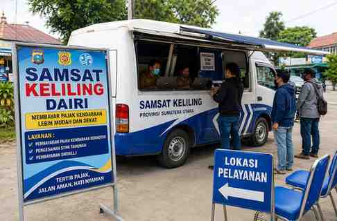 Cek Dulu Jadwal Samsat Keliling Dairi Hari Ini