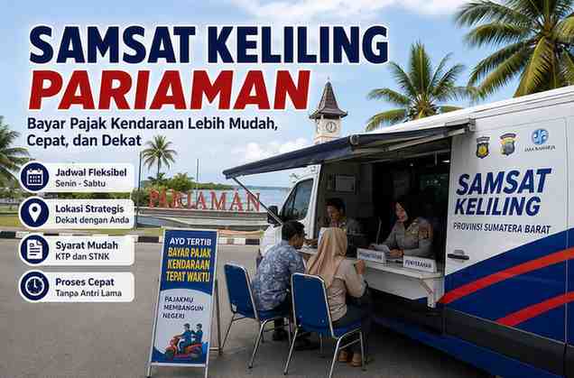 Cek Jadwal Samsat Keliling Pariaman