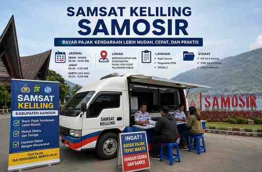 Cek Jadwal Samsat Keliling Samosir