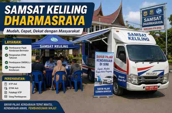 Info Jadwal Samsat Keliling Dharmasraya