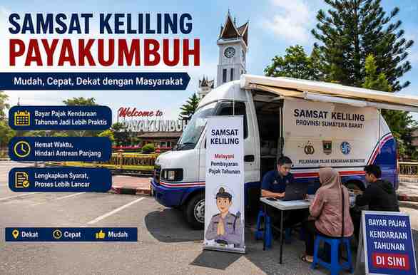 Info Jadwal Samsat Keliling Payakumbuh
