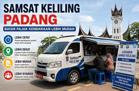 Info Lokasi Samsat Keliling Padang Terbaru