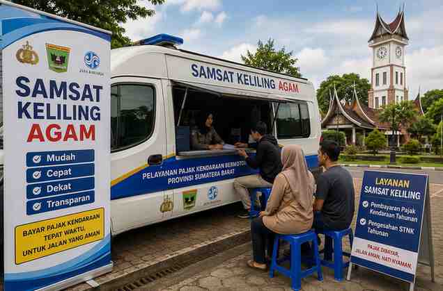 Info Samsat Keliling Agam Setiap Hari