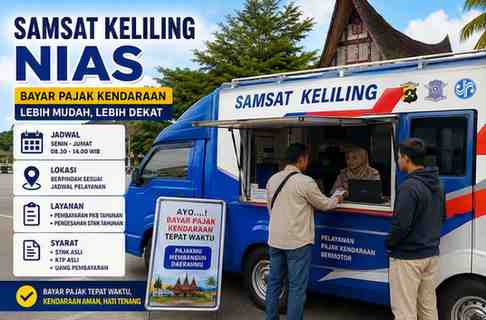 Info Samsat Keliling Nias Hari Ini