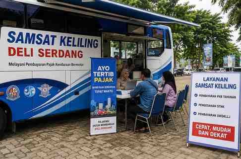 Jadwal Samsat Keliling Deli Serdang Terbaru