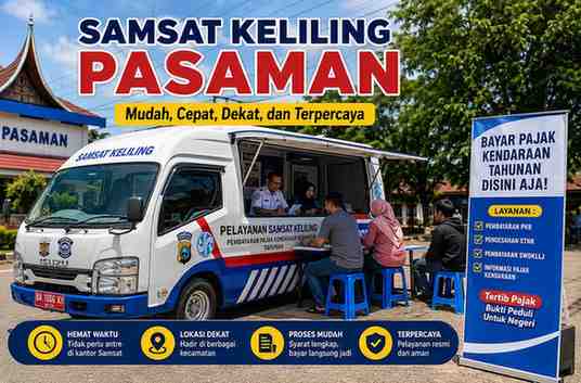 Lokasi Samsat Keliling Pasaman Hari Ini