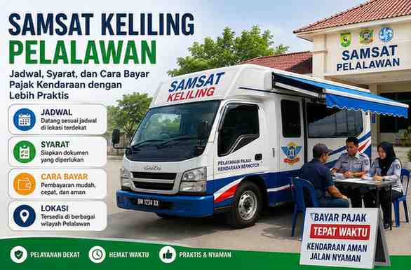 Bayar Pajak di Samsat Keliling Pelalawan