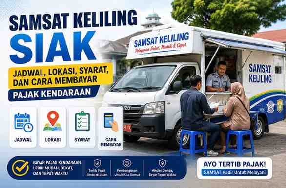 Info Samsat Keliling Siak Terbaru