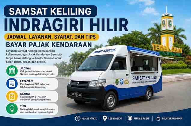 Jadwal Samsat Keliling Indragiri Hilir
