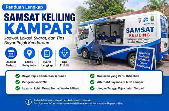 Samsat Keliling Kampar Hari Ini